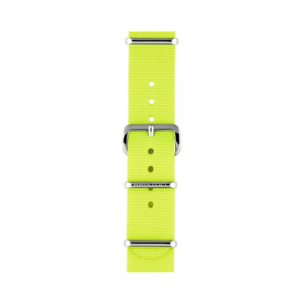 Bracelet Briston type NATO - Jaune Fluo