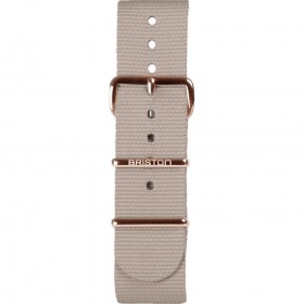 Bracelet Briston type NATO - Taupe