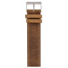 Bracelet Briston type NATO en cuir - Vintage marron