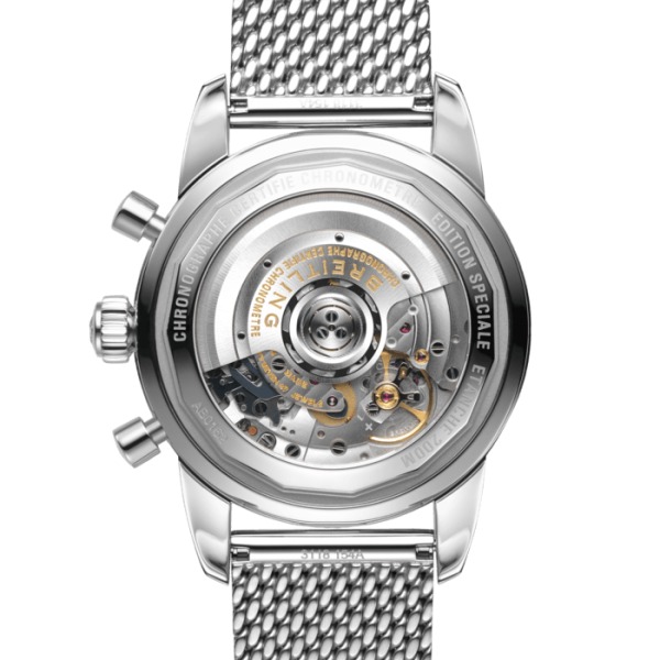 Montre Breitling  Superocean Heritage B01 44 mm Chronographe Acier Argent Bracelet acier