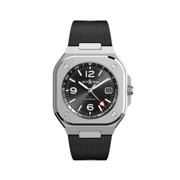 Montre BELL & ROSS BR05 GMT Bracelet Caoutchouc