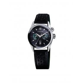 Montre MARCH LA.B Agenda Supra Automatique Cadran Mars Bracelet Buffle Noir