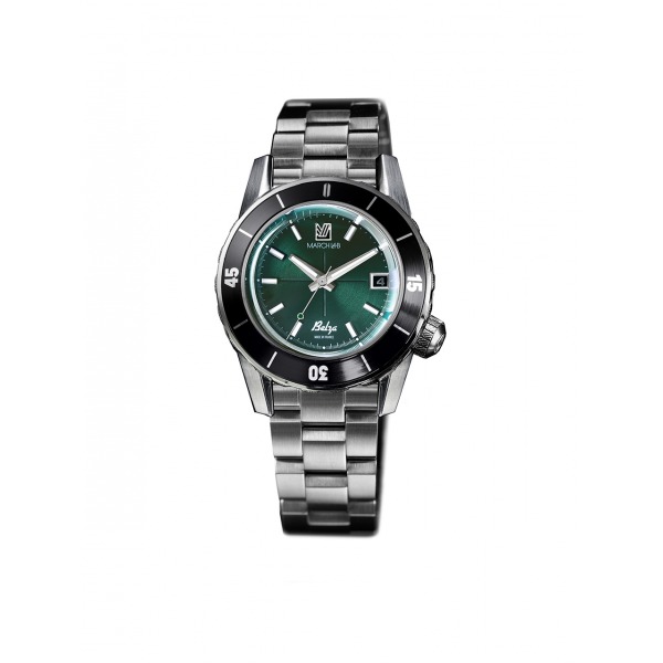 Montre MARCH LA.B Belza Automatique Cadran Forest Bracelet Acier