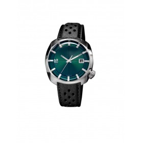 Montre MARCH LA.B AM1 Electrique Cadran Forest Bracelet Alligator