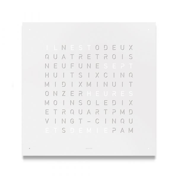 Façade Qlocktwo Classic White Pepper