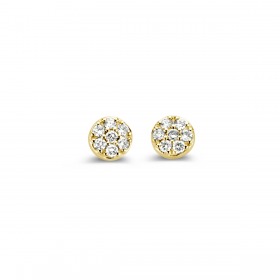 One More Eolo boucles d’oreilles or jaune