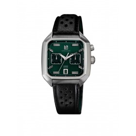 Montre MARCH LA.B AM2 Calendar Automatique Cadran Grall Bracelet Buffle Perforé Noir