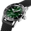 Montre Breitling Superocean Héritage 42 mm Cadran Vert bracelet Caoutchouc