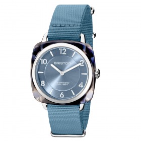 Montre Briston Clubmaster Chic Acétate Bleu Glacier