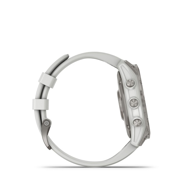 Montre Garmin EPIX™ (Gen 2) Sapphire Titane Silver Bracelet Blanc