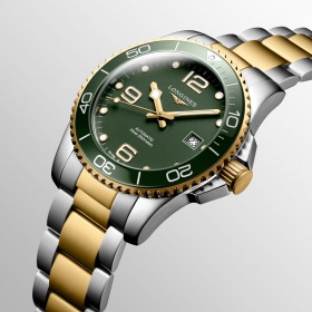 Montre Longines Hydroconquest 41mm Auto Cadran Vert Bracelet Acier