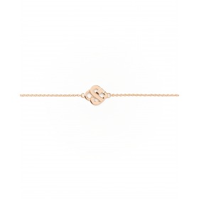 Bracelet Poiray Coeur Entrelacé Or Rose