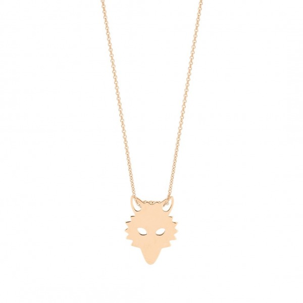 Collier Ginette NY Mini Wolf Or Rose