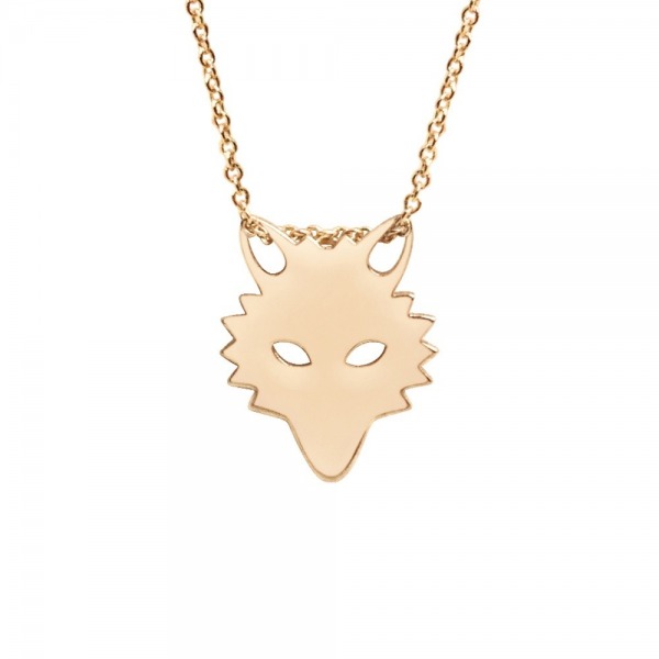Collier Ginette NY Mini Wolf Or Rose