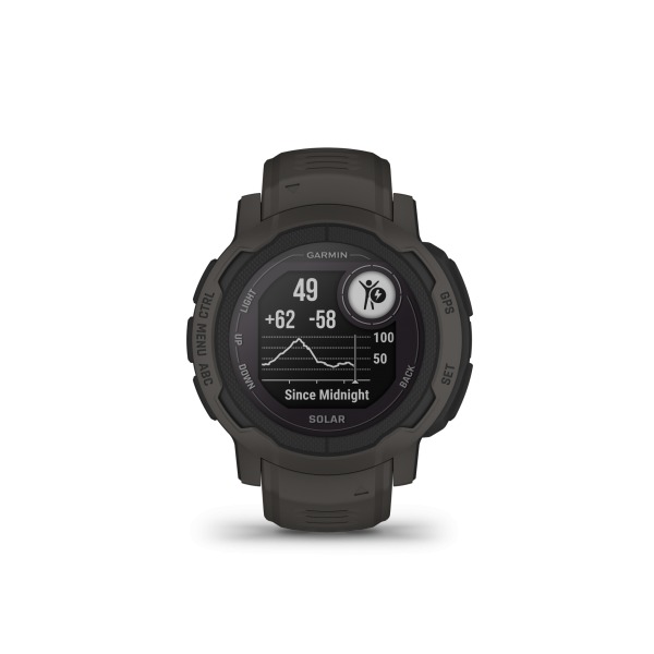 Montre Garmin Instinct 2, Solar Graphite