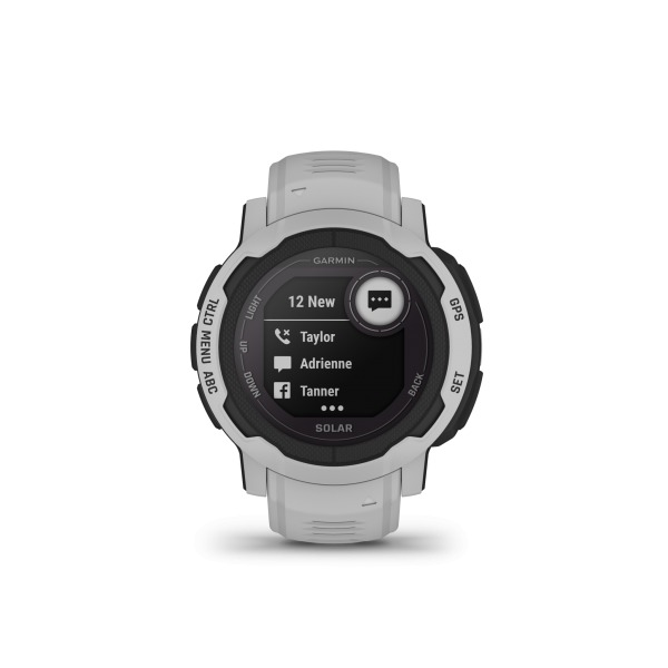 Montre Garmin Instinct 2, Solar Grise