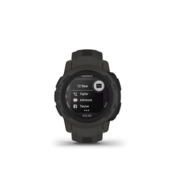 Montre Garmin Instinct 2S, Solar Graphite