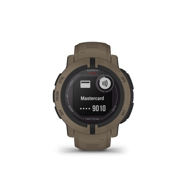 Montre Garmin Instinct 2, Solar Tactical Edition Coyote