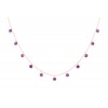 Collier La Brune & La Blonde Polka 11 Lépidolite Or Rose
