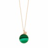 Collier Ginette NY EVER MALACHITE DISC ON CHAIN