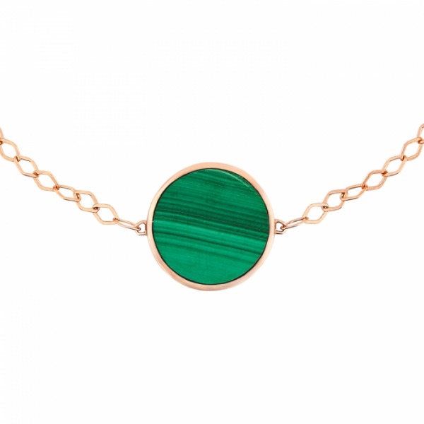 Bracelet Ginette NY EVER MALACHITE DISC BRACELET