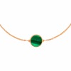 Bracelet Ginette NY MINI EVER MALACHITE DISC BRACELET