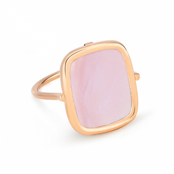 Bague Ginette NY PINK MOP ANTIQUE RING