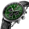 Montre Breitling Navitimer B01 Chronograph 46 Cadran Vert Bracelet Alligator