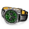 Montre Breitling Navitimer B01 Chronograph 46 Cadran Vert Bracelet Alligator