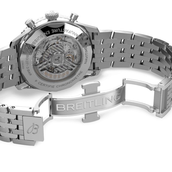 Montre Breitling Navitimer B01 Chronograph 46 Cadran Noir Bracelet Acier