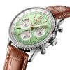 Montre Breitling Navitimer B01 Chronograph 41 Cadran Vert Bracelet Alligator