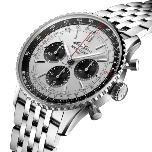 Montre Breitling Navitimer B01 Chronograph 43 Cadran Argent Bracelet Acier