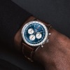 Montre Breitling Navitimer B01 Chronograph 46 Cadran Bleu Bracelet Alligator