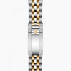 MONTRE FEMME TUDOR BLACK BAY 36mm CADRAN ARGENTE BRACELET OR & ACIER