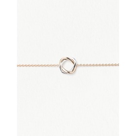 Bracelet Poiray Tresse Or Rose & Or Blanc
