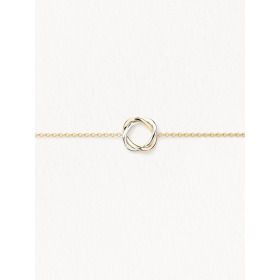 Bracelet Poiray Tresse Or Jaune & Or Blanc