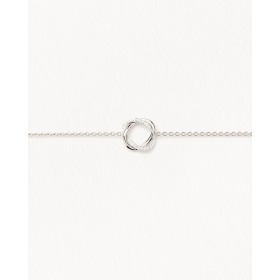 Bracelet Poiray Tresse Or Blanc