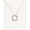 Collier Poiray Tresse Or Rose & Or Blanc