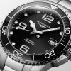 Montre Longines Hydroconquest 39mm Auto Cadran Noir Bracelet Acier