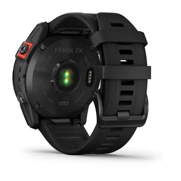 Montre Garmin Fenix 7X Solar Gray Bracelet Noir