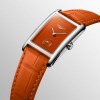 Montre Longines DolceVita Cadran Orange Laqué Poli