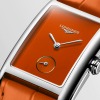 Montre Longines DolceVita Cadran Orange Laqué Poli