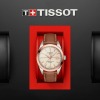 Montre Tissot Gentleman Powermatic 80 Silicium Solid 18K Gold bezel Bracelet Cuir