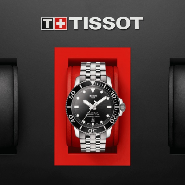 Montre Tissot Seastar 1000 Powermatic 80 Bracelet Acier inoxydable 316L