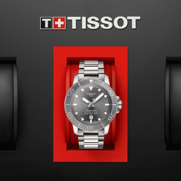 Montre Tissot Seastar 1000 Powermatic 80 Bracelet Acier inoxydable 316L