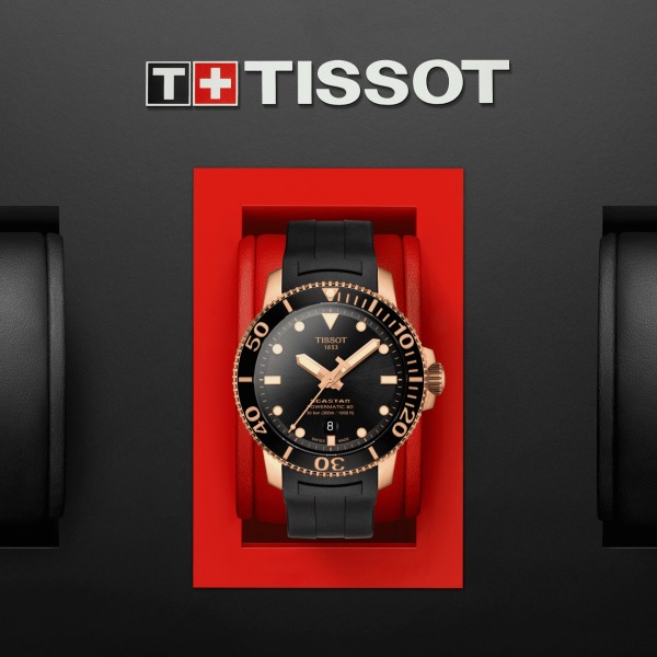 Montre Tissot Seastar 1000 Powermatic 80 Bracelet Caoutchouc