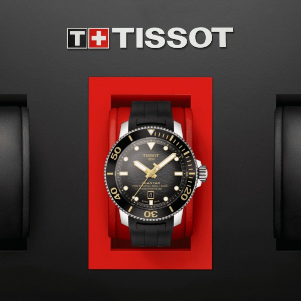 Montre Tissot Seastar 2000 Professional Powermatic 80 Bracelet Caoutchouc