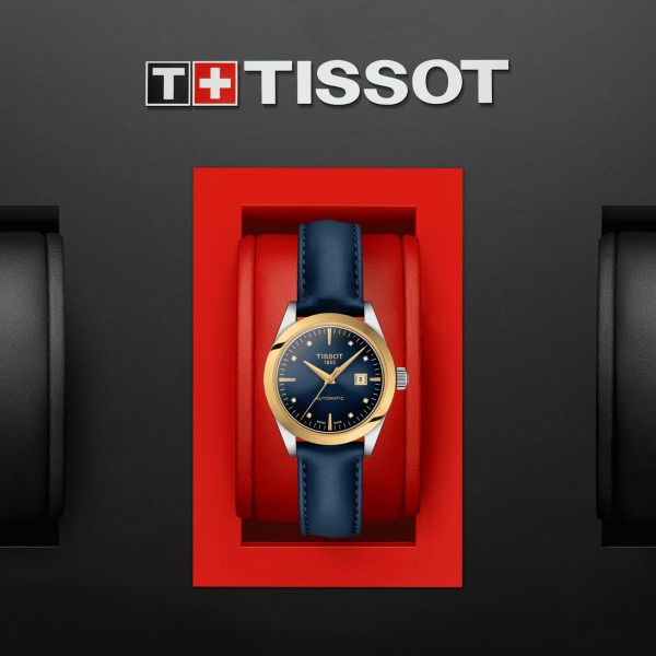 Montre Tissot T-My Lady 18K Gold automatic Bracelet Cuir