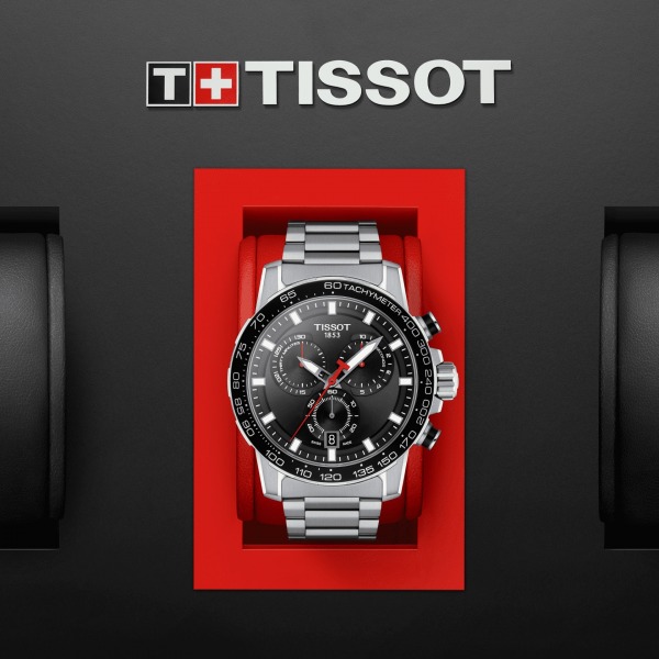 Montre TISSOT SUPERSPORT CHRONO Bracelet Acier inoxydable 316L