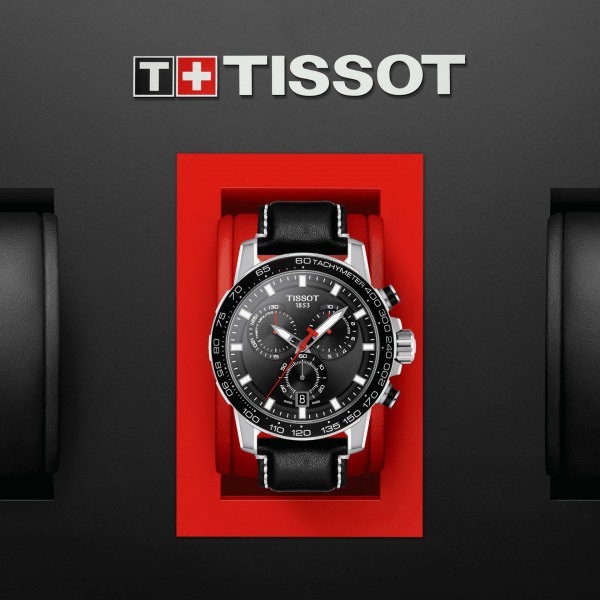 Montre Tissot Supersport Chrono Bracelet Cuir